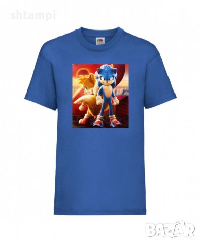 Детска Тениска Соник Sonic The Hedgehog Sonic 2 Tails, Изненада,Подарък,Игра,, снимка 8 - Детски Блузи и туники - 37209556