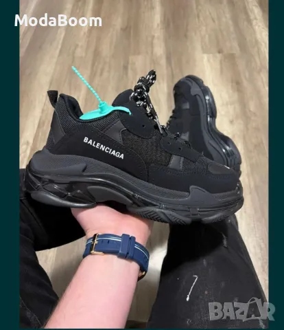 Balenciaga черни мъжки маратонки 