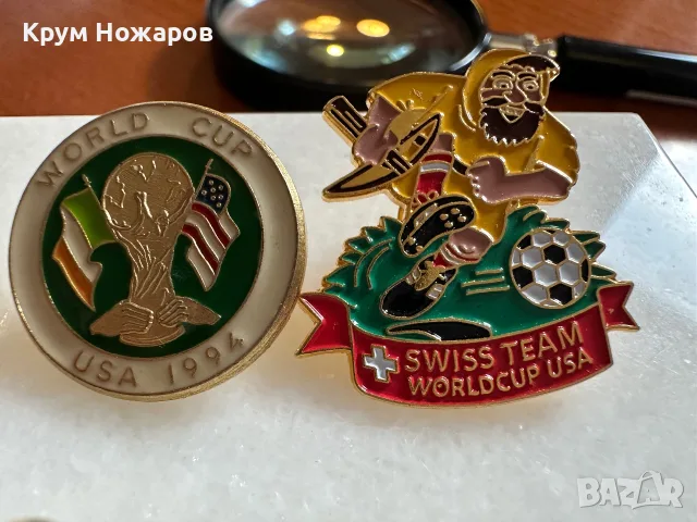 USA 1994 WORLD CUP BADGES . Продават се Значки от Световното по футбол от 1994г цена -14 за бр., снимка 16 - Футбол - 55960662