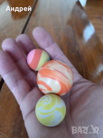 Старо отскачащо топче,топчета, снимка 3 - Други ценни предмети - 35153033