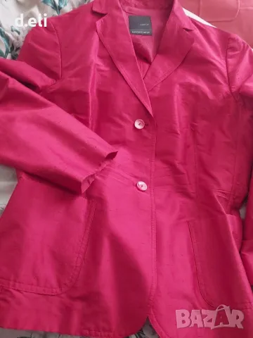 Fabrizio Lenzi. 🇮🇹  Size M 100% Копринена Красиво сако., снимка 4 - Сака - 44558312