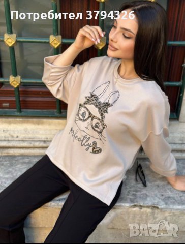 Дамска блуза COCO BIANCA, снимка 2 - Блузи с дълъг ръкав и пуловери - 42399549