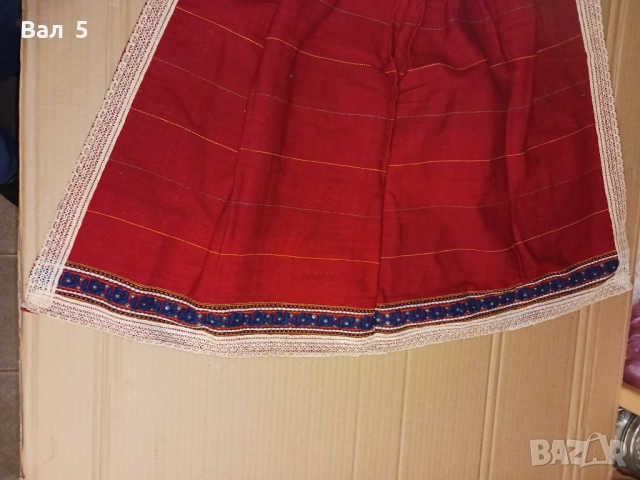 Автентична ХЪРЦОЙСКА тъкана престилка , носия, снимка 2 - Антикварни и старинни предмети - 52467698