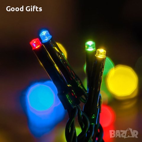 Коледни лампички Завеса, 200 LED, Многоцветни, снимка 2 - Лед осветление - 42720727