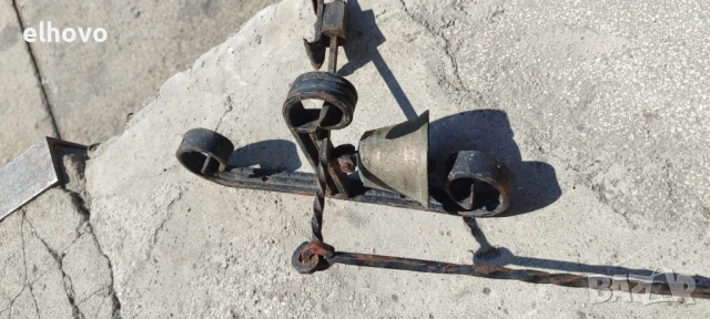 Стара камбана за врата, снимка 4 - Антикварни и старинни предмети - 50599820