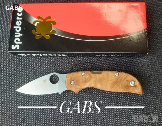 Сгъваем нож Spyderco Chaparral,дръжка Birdseye Maple