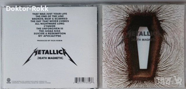 Metallica - оригинални и неофициални дискове , снимка 5 - CD дискове - 52743072