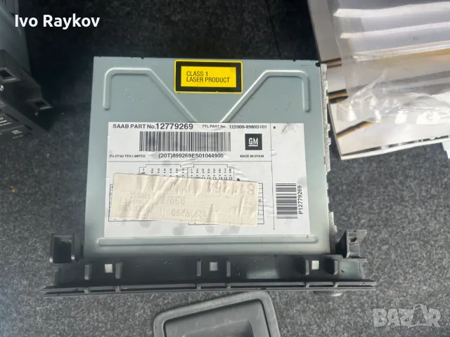 Радио CD player за SAAB 9-3 12779269 , Nov, снимка 2 - Части - 50059608