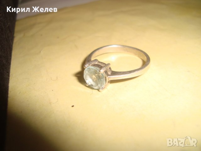 СРЕБЪРЕН НЕЖЕН АРТ ПРЪСТЕН СРЕБРО 925 с ФАСЕТИРАН ЦИРКОН 26218, снимка 11 - Пръстени - 33737127