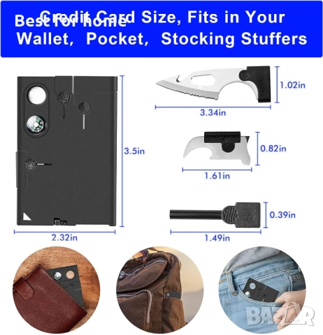 Комплект инструменти за кредитни карти 18 в 1, 2 части, снимка 4 - Други стоки за дома - 52596454