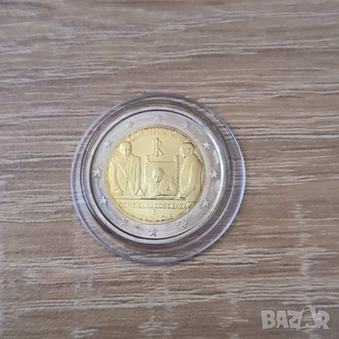 Италия 2 евро 2018 Конституция  UNC