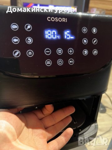 Фритюрник с горещ въздух Cosori Premium Air Fryer XXL 5.5L, снимка 1 - Фритюрници - 44308402