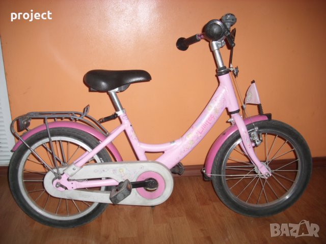 PUKY 16 "АЛУМИНИЕВ детски  (велосипед,колело) с помощни колела.Промо цена