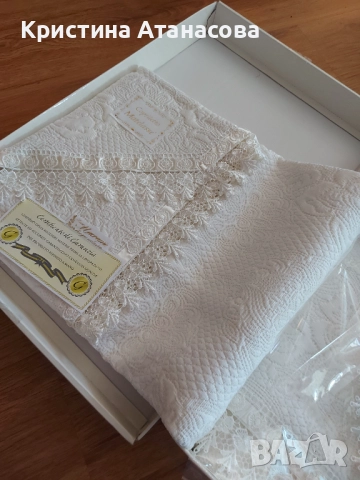 🌟 Уникална италианска кувертюра за спалня, снимка 6 - Спални и легла - 52080074