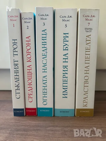 Сара Дж. Маас - “ Стъкленият трон “, снимка 5 - Художествена литература - 56336472