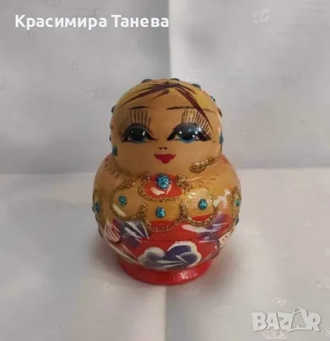 ...Лъжички за кафе 6 броя.  /руски / .Нови в кутия . Цена 25  лв .  Матрьошка. Цена 10 лв., снимка 3 - Прибори за хранене, готвене и сервиране - 50358378