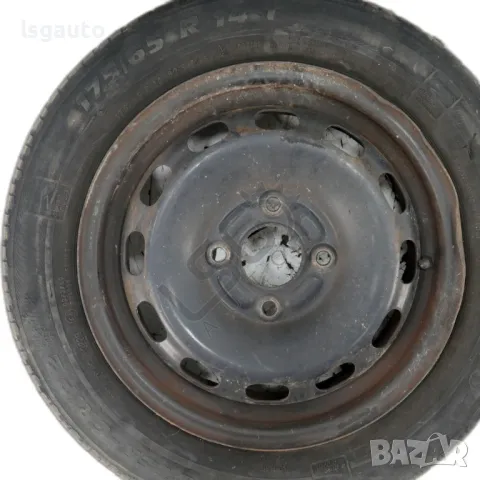 Стоманени джанти 4x108 с гуми R14 Mazda 2 I (DY) 2003-2007 ID: 137835, снимка 3 - Гуми и джанти - 48036502