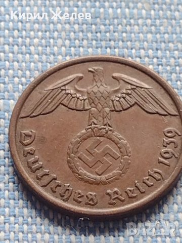 Монета 2 райхсфенинг 1939г. Германия Трети Райх с СХВАСТИКА за КОЛЕКЦИЯ 39862, снимка 5 - Нумизматика и бонистика - 42819996