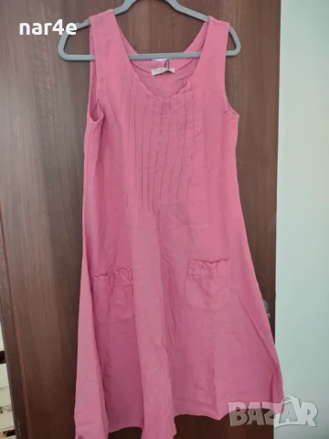 Ленена рокля., снимка 1