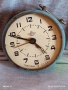 Стар механичен будилник СССР рядък за части ремонт КОЛЕКЦИЯ 44035, снимка 4