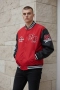 Мъжко Луксозно Бомбер Яке в червен цвят , снимка 5
