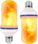 LED крушка с ефект на пламък - 4 режима, сензор за гравитация, 1500K, снимка 1