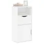 vidaXL Страничен шкаф с чекмедже ODDA White 40x24x79 cm, снимка 2