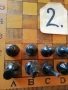 Шах с фигури и професионална дъска от 70-те години,  N:2 дървен шах и фигури, мно., снимка 9