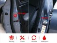 LED осветление за автомобил при отворена врата- червен или син цвят, снимка 10