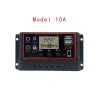 Соларен контролер 12V 24V - 10A с LCD дисплей, 2 USB, PWM за панели, снимка 1