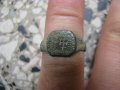 Стар пръстен с кръст, снимка 1 - Антикварни и старинни предмети - 29441647