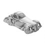 Статуетка кола ретро фигура сребро голяма керамика подарък за мъж