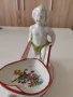 Порцеланова българска фигура "Момчето с количката" от "СИП"., снимка 5