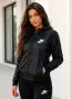 ✅Дамско черно яке Nike с качулка и бродирано лого– S, M, L XL XXL , снимка 2