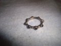 СТАРО АРТ ПРЪСТЕНЧЕ МНОГО ИНТЕРЕСЕН ДИЗАЙН ПОСРЕБРЕНО 27769, снимка 4