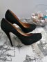 Черни обувки на висок ток, снимка 6