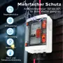 Фотоволтаична разклонителна кутия защита от пренапрежение с прекъсвач DC 1000V 40A IP65 1вход/1изход, снимка 4
