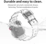 TPU каишка за Apple Watch 46 мм, Armor, прозрачна, снимка 5