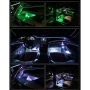 Интериорно LED амбиентно осветление за автомобил с дистанционно и приложение, модел 28955, RGB, 8 м, снимка 11