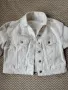 Бяло дънково яке, без следи от носене, снимка 1