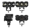 30W LED халоген фар бяла и жълта светлина 9-60V – универсална работна лампа за джип, офроуд и мотор, снимка 5