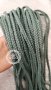 Опашка за Коса с Ластик и Плетени Плитки, Цвят Зелен - Мента КОД Е14, снимка 4