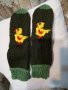 Ръчно плетени детски чорапи от вълна, ходило 22 см., снимка 1 - Чорапи - 44488750