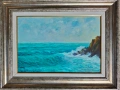 Картина Море Кр.Върбанов маслени бои, снимка 2