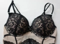 Secret Possessions EU 75C (B) луксозно телесно боди с черна дантела, снимка 9
