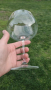 5 елегантни големи кристални чаши с високо фино столче, снимка 4