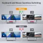 TESmart HKS202-Elite Двумониторен HDMI KVM превключвател за два компютъра, снимка 7