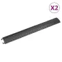 vidaXL Защитни рампи за кабели 2 бр 98,5 см черни, снимка 1