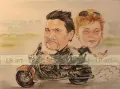 Рисувам ръчно КАРИКАТУРИ,ШАРЖ с пастели и моливи, снимка 15