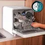 Bolero Aguazero 1100 Компактна съдомиялна машина с 3 комплекта, снимка 6